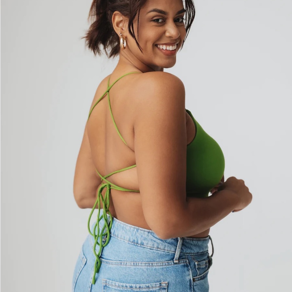 Strappy Back Brami Crop Klassy Network